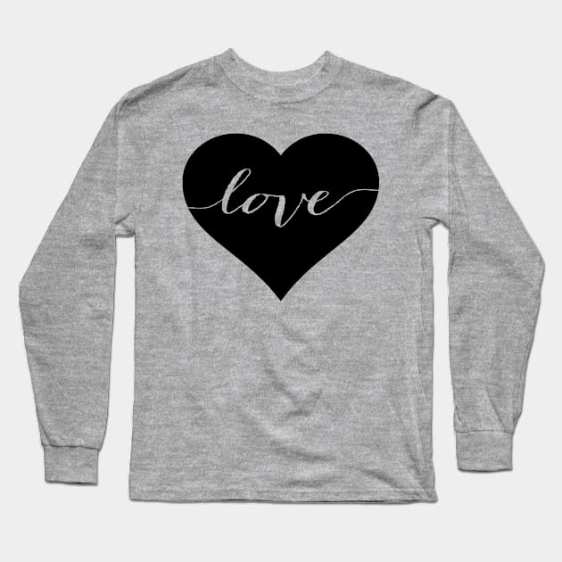 Love Heart Long Sleeve T-Shirt by lunabelleapparel